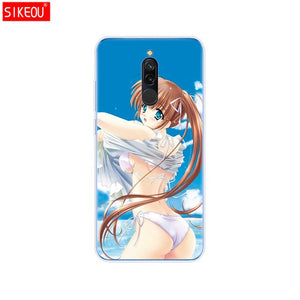 silicon case for xiaomi redmi 8 cases full protection soft tpu back cover on redmi 8 bumper hongmi 8 phone shell bag coque cute