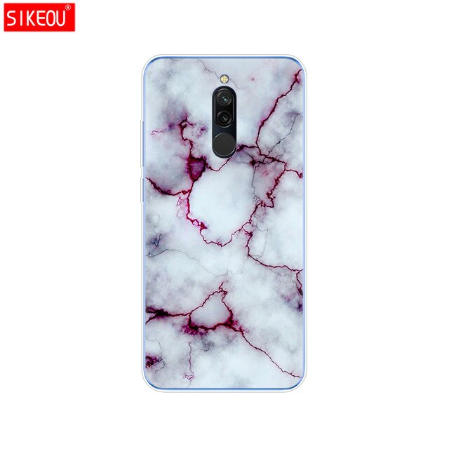 silicon case for xiaomi redmi 8 cases full protection soft tpu back cover on redmi 8 bumper hongmi 8 phone shell bag coque cute