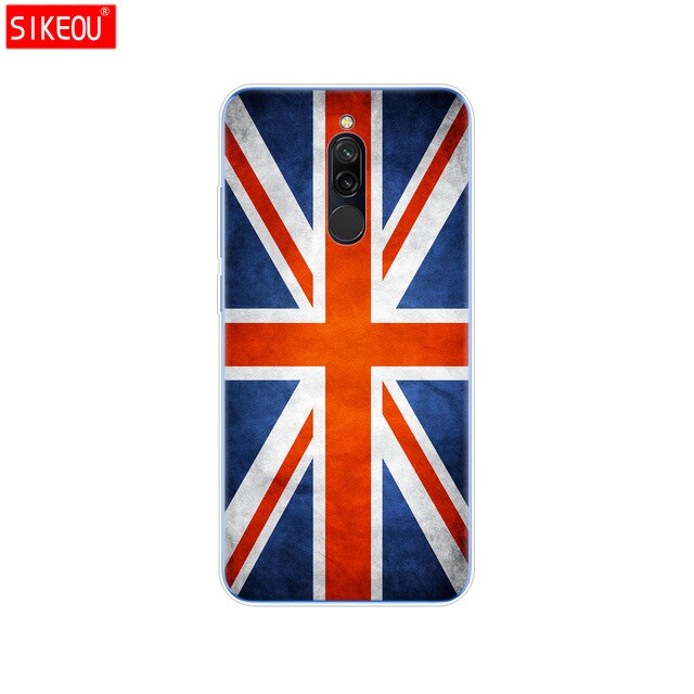 silicon case for xiaomi redmi 8 cases full protection soft tpu back cover on redmi 8 bumper hongmi 8 phone shell bag coque cute