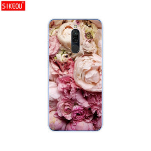 silicon case for xiaomi redmi 8 cases full protection soft tpu back cover on redmi 8 bumper hongmi 8 phone shell bag coque cute