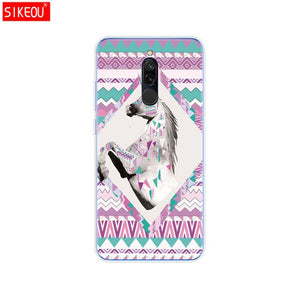 silicon case for xiaomi redmi 8 cases full protection soft tpu back cover on redmi 8 bumper hongmi 8 phone shell bag coque cute