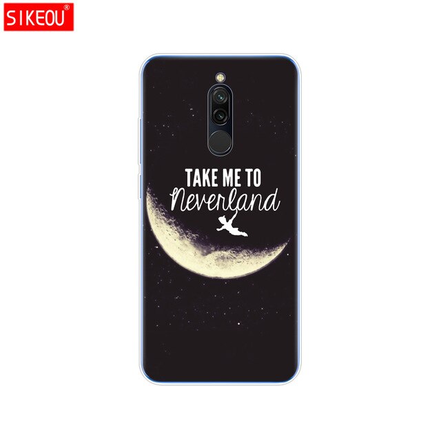 silicon case for xiaomi redmi 8 cases full protection soft tpu back cover on redmi 8 bumper hongmi 8 phone shell bag coque cute